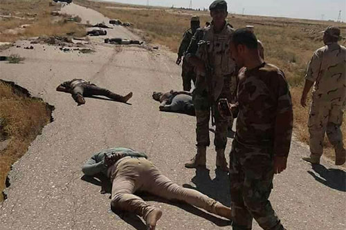 Los cuerpos sin vida fueron hallados en la carretera Kirkuk-Diyala Daesh asesina a ochos iraquíes secuestrados hace una semana